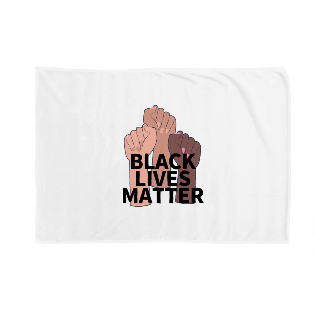 RIRI_designのBLACK LIVES MATTER（ブラック・ライブス・マター）拳 Blanket