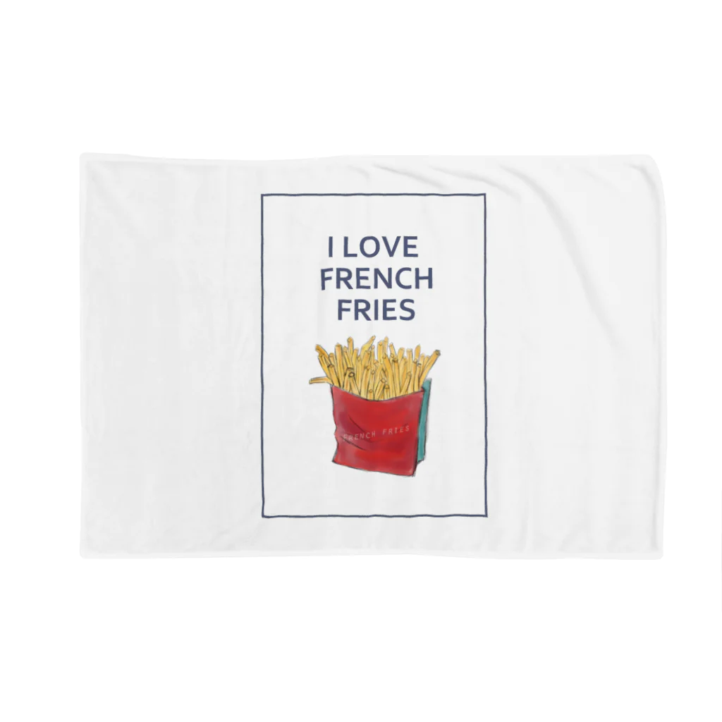 NATSUYA TAKASAKIのI LOVE FRENCH FRIES Blanket