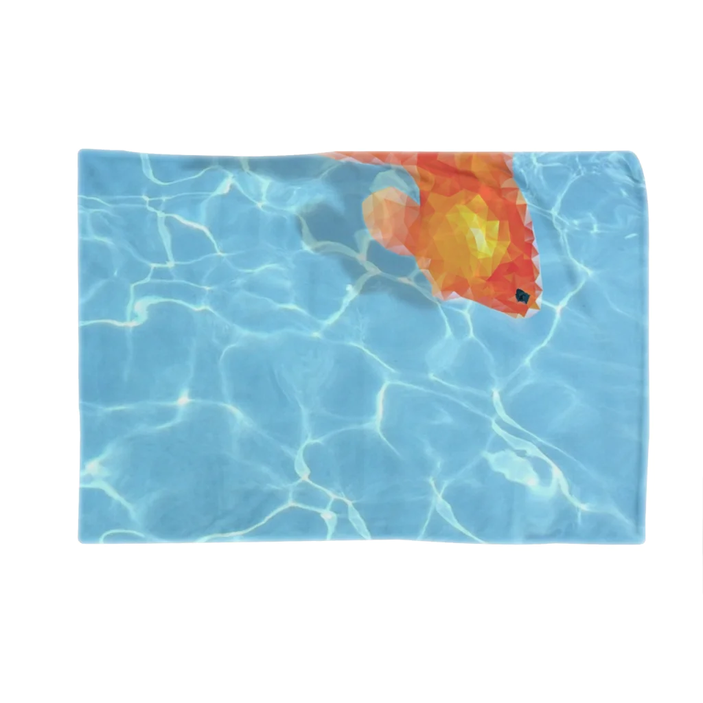 SHOP 318のカクカク金魚 Blanket