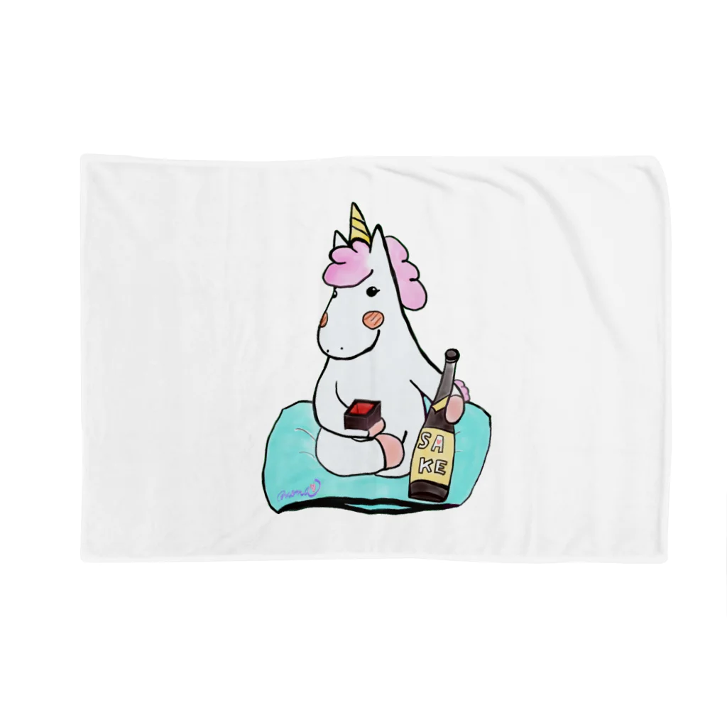 天使のやすらぎのほろ酔いこんこん Blanket