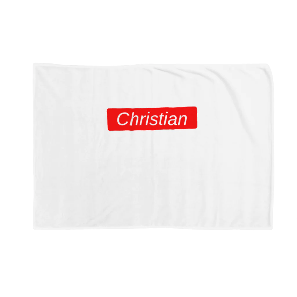 shop✴︎クリスチャングッズの「Christian」クリスチャン　真っ直ぐver Blanket