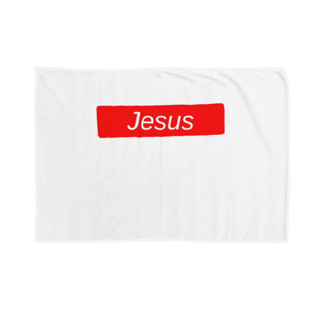 shop✴︎クリスチャングッズの「Jesus」イエス・キリスト ブランケット