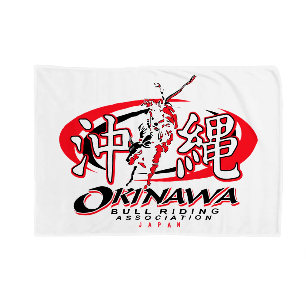 RisingSunRodeoの沖縄ブルライディング協会 (OBRA) Blanket