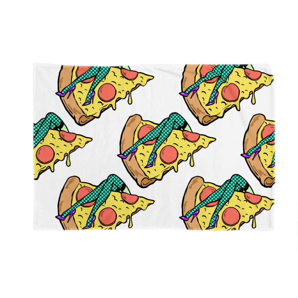 Mieko_Kawasakiの欲望のピザ🍕　GUILTY PLEASURE PIZZA AO TRANSPARENCY Blanket