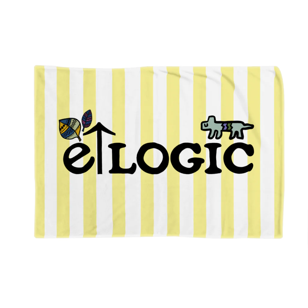 e↑LOGICのDOG ブランケットYELLOW ブランケット