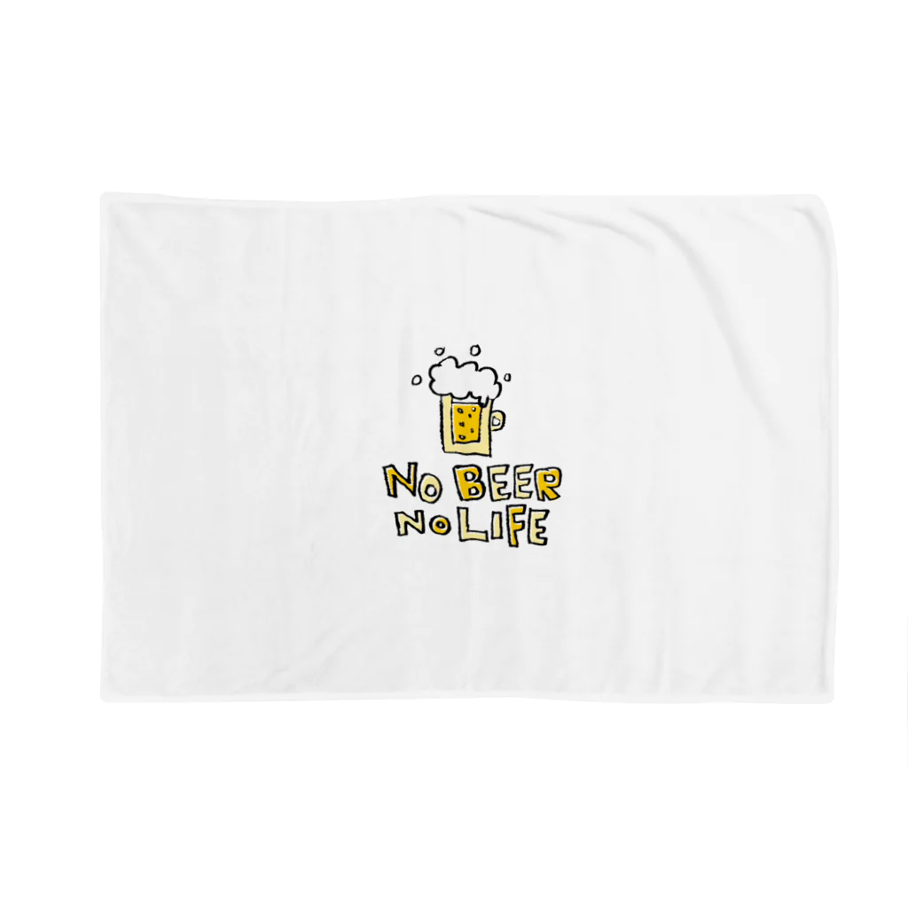 無彩色デザイン販売所のChildren's Art / ノービールノーライフ NO BEER NO LIFE Blanket