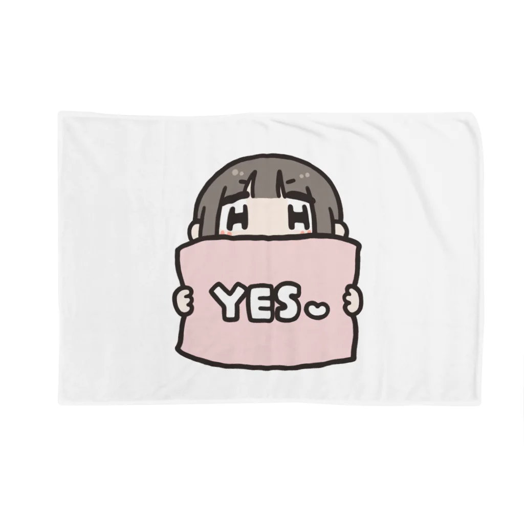 オノデラユズカオのYESの部屋着 #下心ガール Blanket