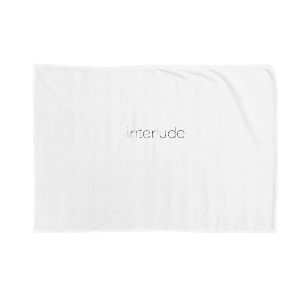 interludeのinterlude LOGO Blanket