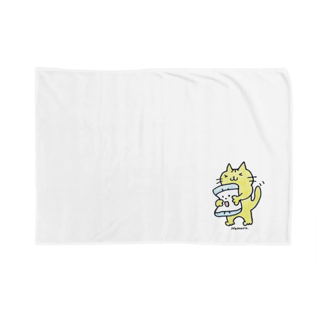 NEMARU andSHOPのトラちゃん2(Color） Blanket