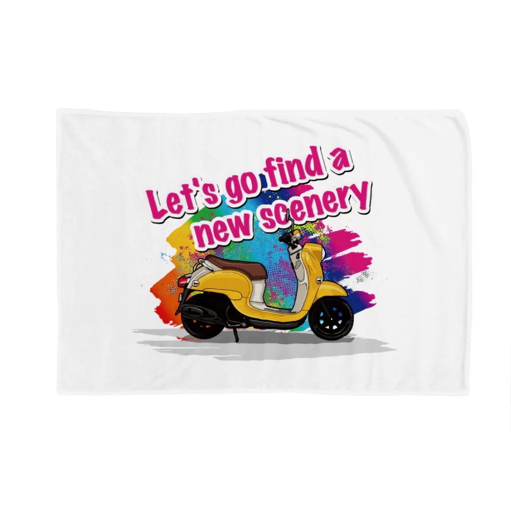 バイクは楽しいのバイクに乗ってレッツゴー! Blanket