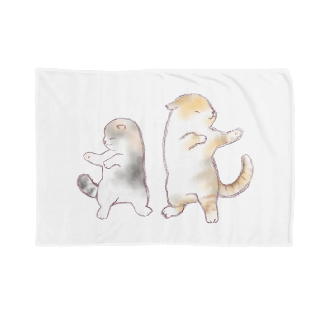 みずま動物園のダンシングにゃんこ Blanket