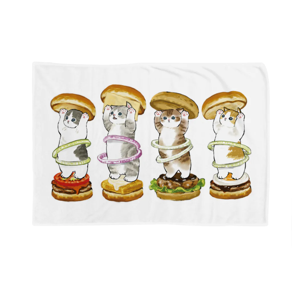 mofusandのにゃんこバーガー Blanket