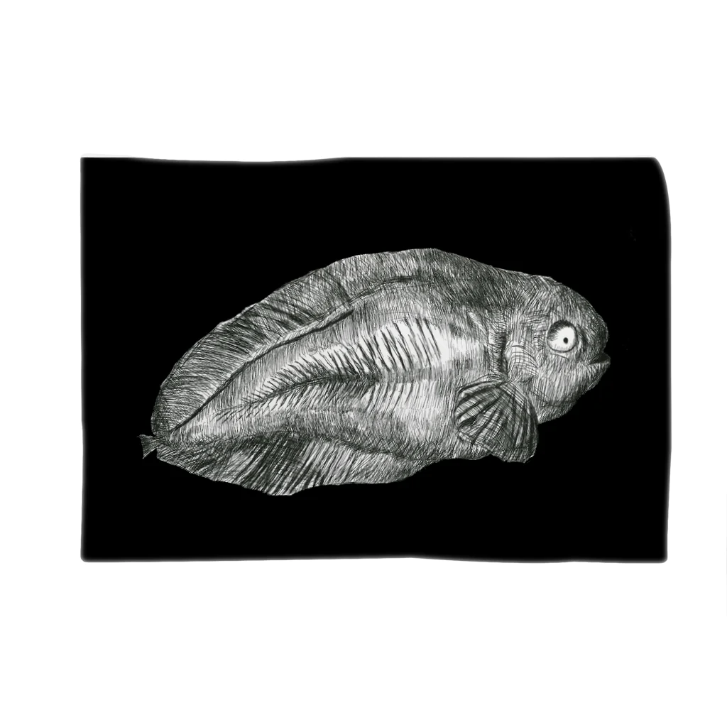 🔵  魚食不可人(さかなくえんちゅ)  🔵のサケビクちゃん Blanket
