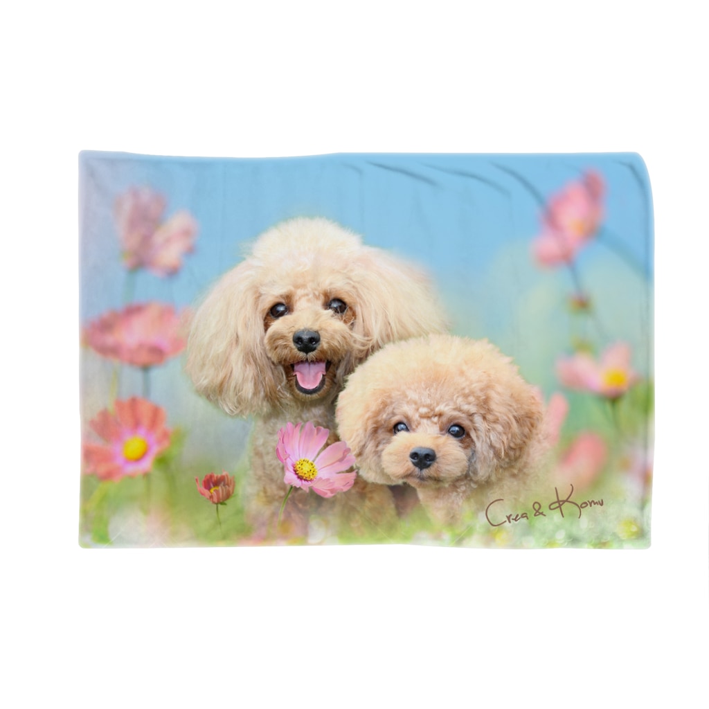 トイプードル クレア コムちゃん アトリエfarsley ファーズリー ゴールデンレトリバー Farsley のブランケット通販 Suzuri スズリ