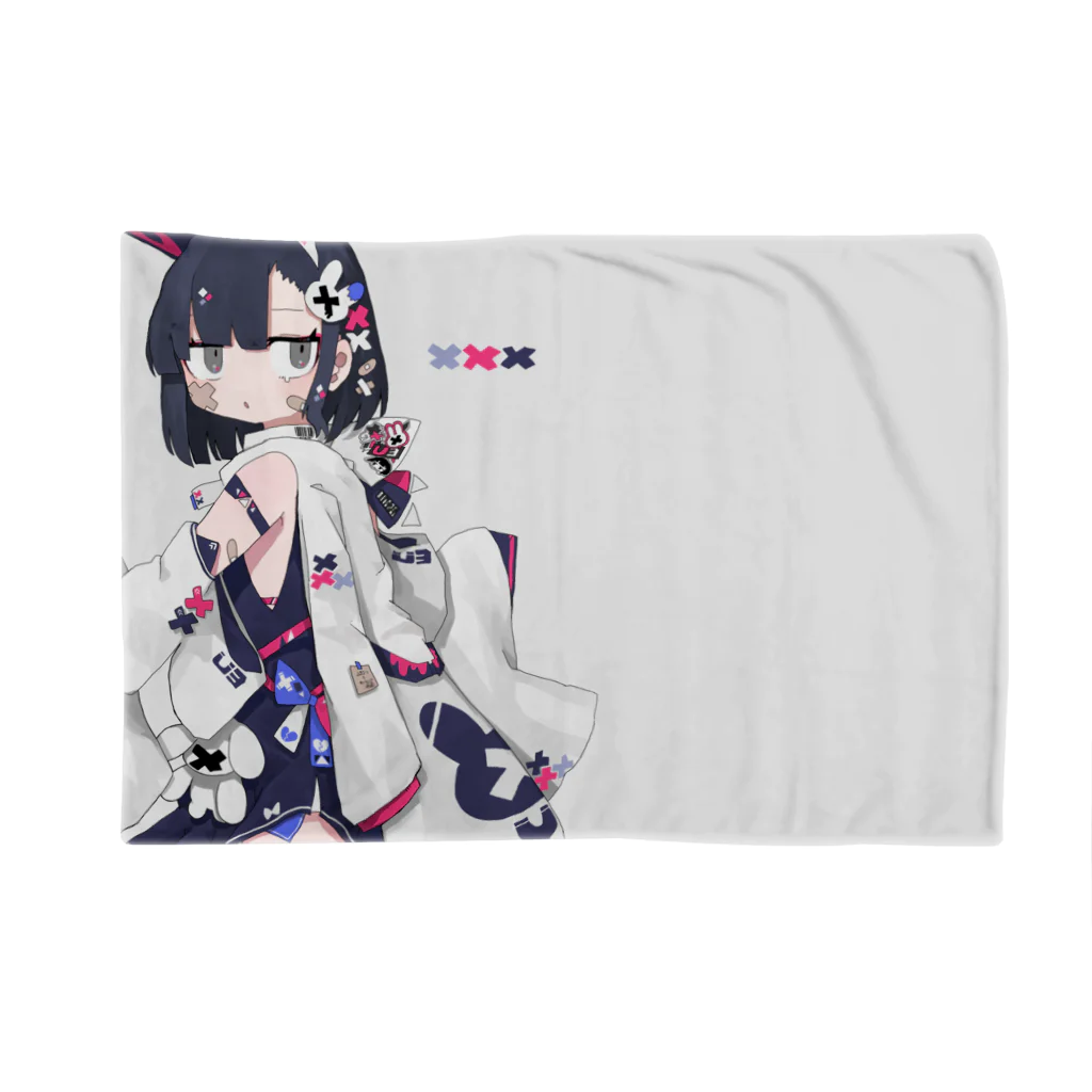 ぬくぬくにぎりめしのうさ Blanket