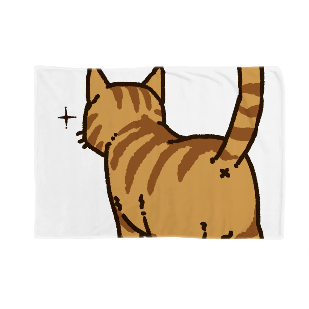 Riotoのねこけつ（茶トラ、アップ） Blanket