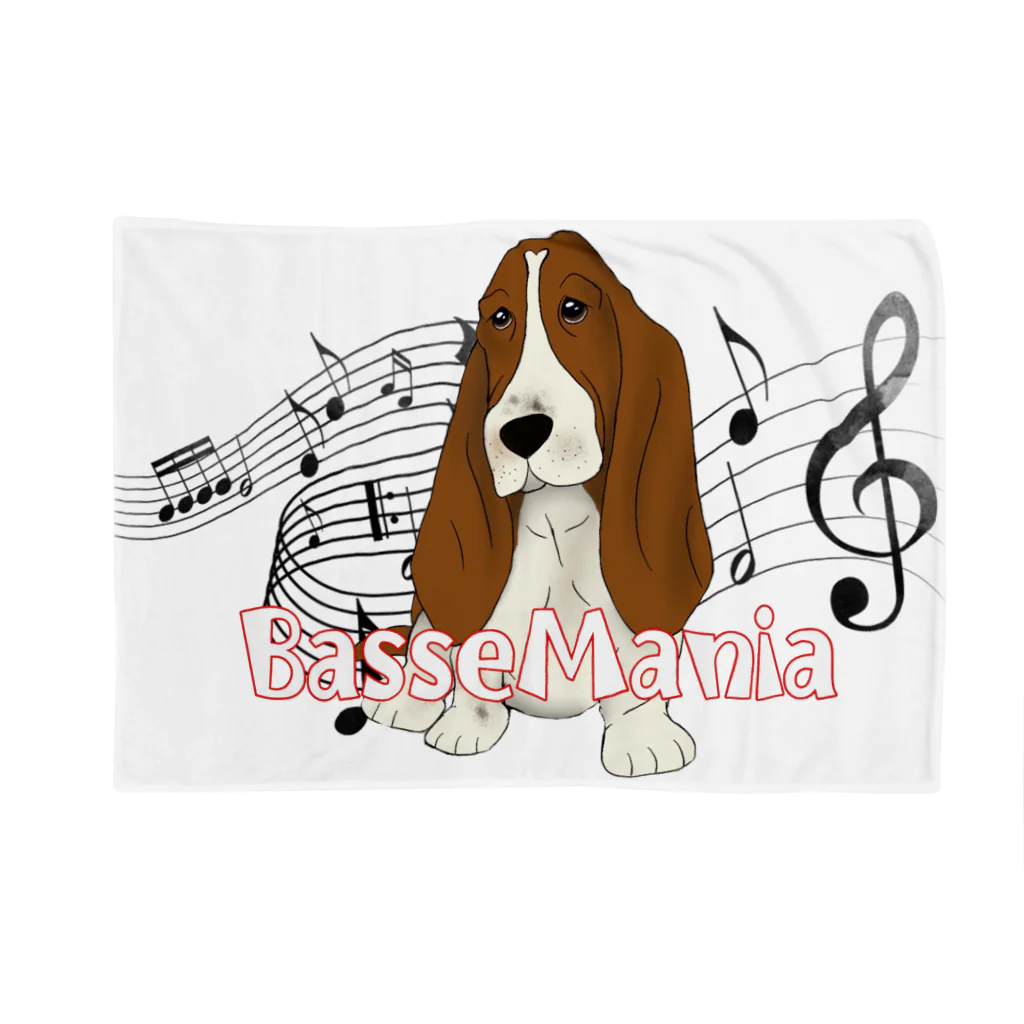 zommyのBassetMANIA ラララ♪ ブランケット