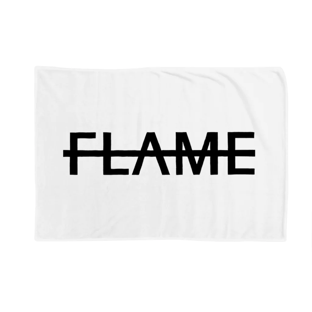 FLAMEのFLAME LOGO BLANKET ブランケット