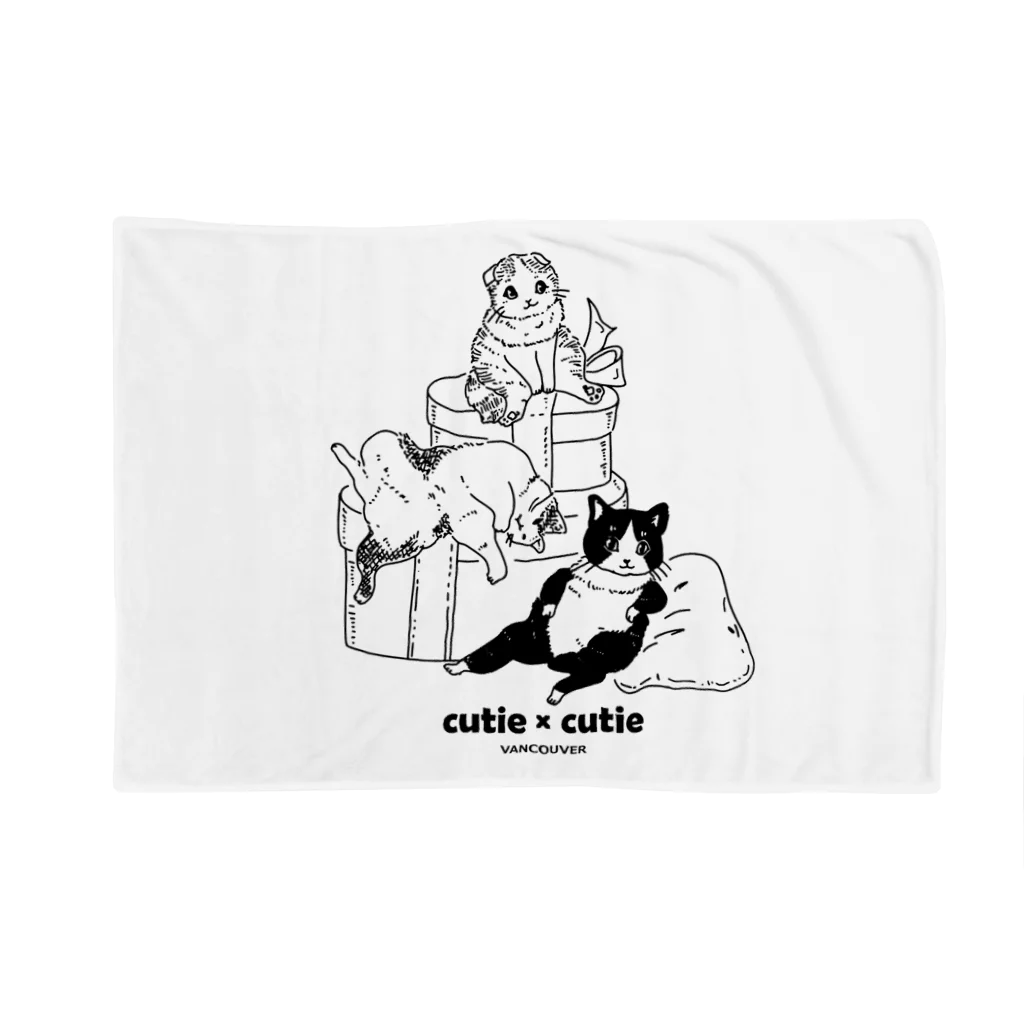 Cutie x Cutie Vancouverのバンクーバーの猫たち Blanket