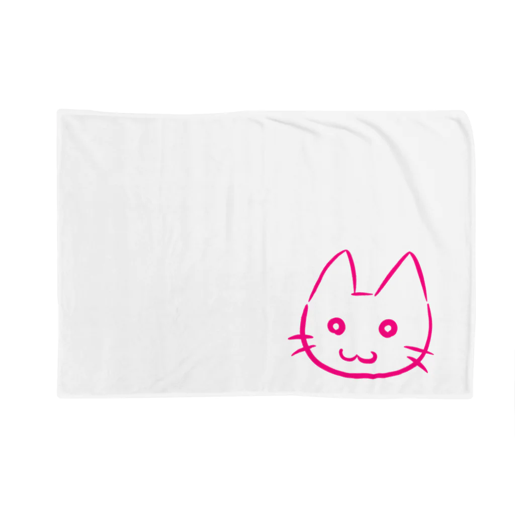 武者小路夕桐のピンク猫 Blanket