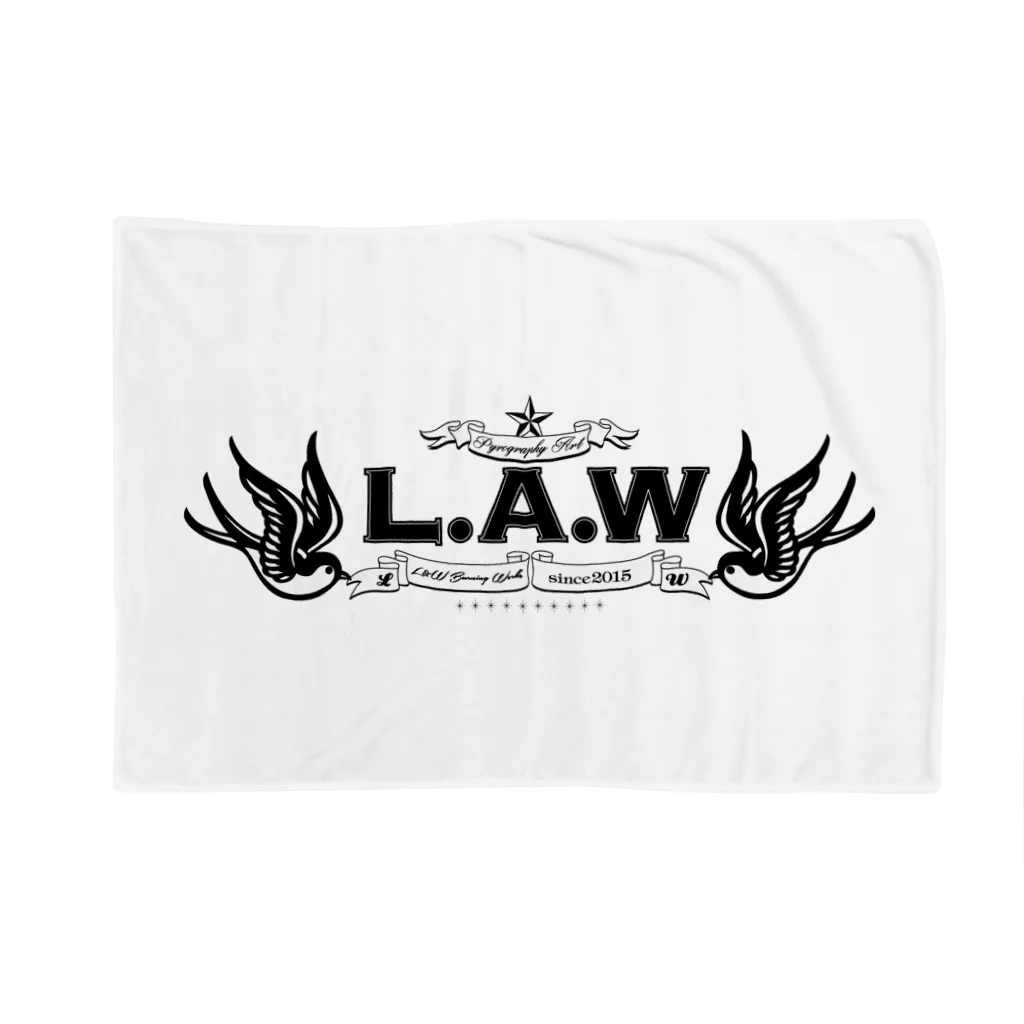 L&W BurningWorksの1stL&W LOGO Blanket