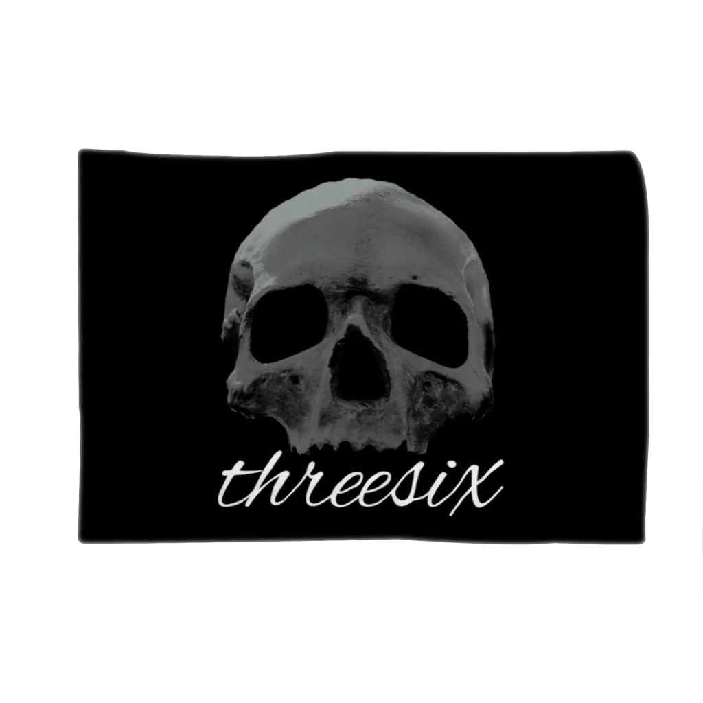 666のskull logo Blanket