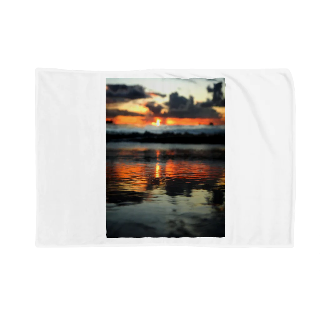 SHOPマニャガハの波打ち際の鏡 Blanket
