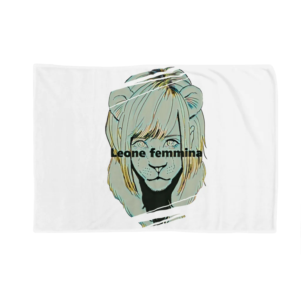 【みるかグッズ②】（SUZURI店）の【Leone femmina】 Blanket