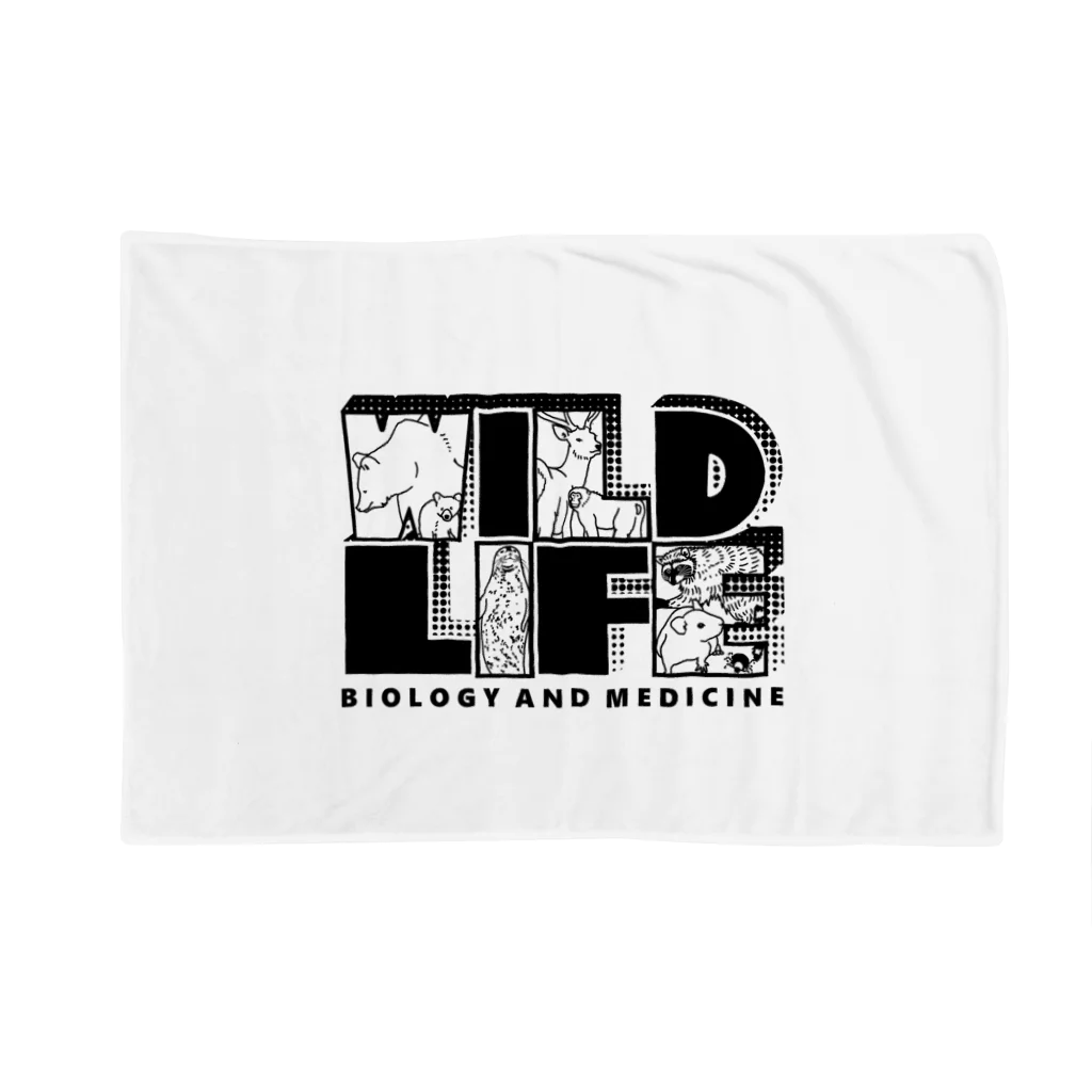 Lab of Wildlife Biology and Medicine OfficialのWILDLIFE - Light color Blanket