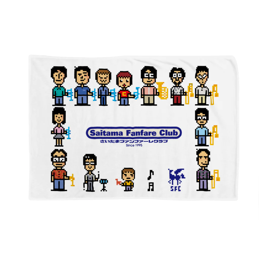 otoshimono-music shopのSFC 8bit character Blanket