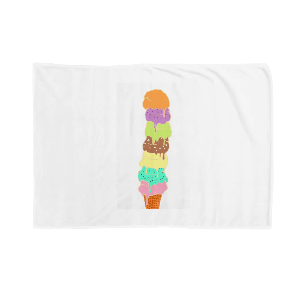 ホームタウンスター　Hometown Star のアイスクリームコーン （7スクープ）　Ice Cream Cone (7 scoops) Blanket