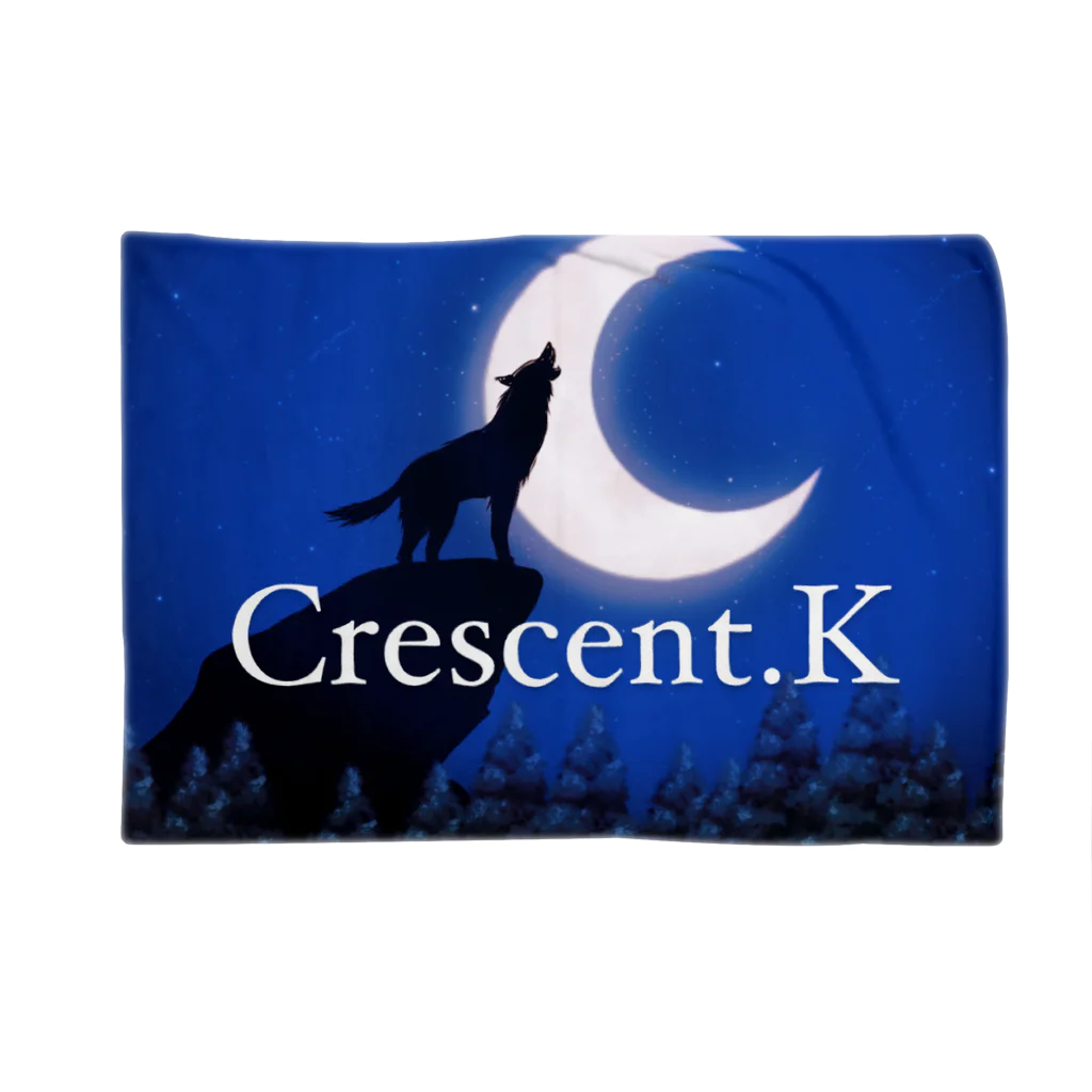 Crescent.KのCrescent.K 2021 collection  Crescent-Wolf【クレセント-ウルフ】 ブランケット