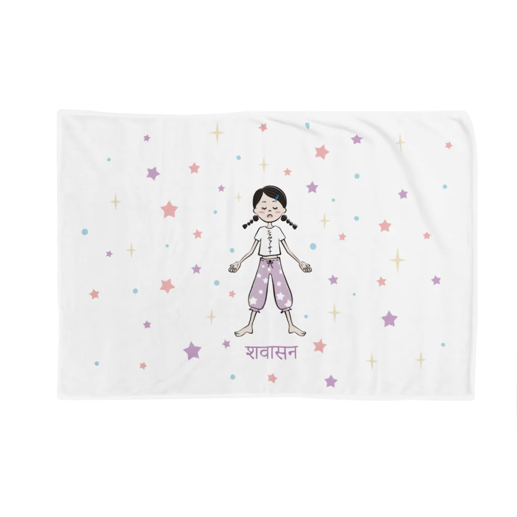 komomoaichiのシャヴァーサナの女の子 Blanket