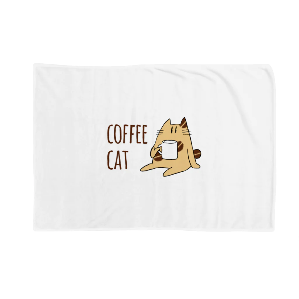 Studio HonWaccaのCOFFEE CAT ブランケット