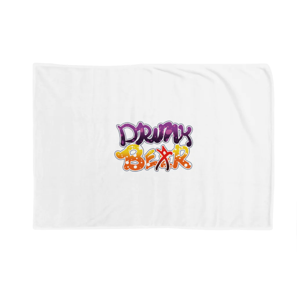 やらかし丸の酒乱熊logo Blanket