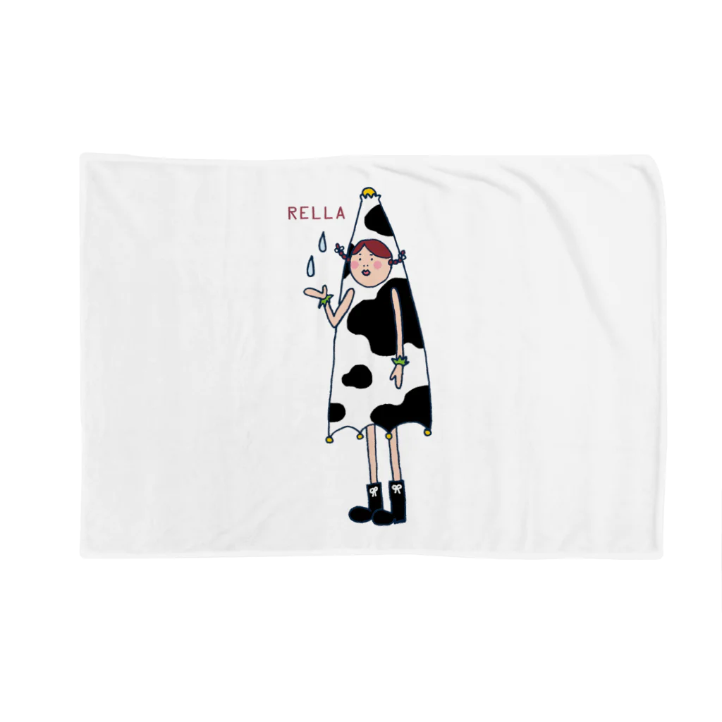 Peco Peco Boo&Carotte cocon❋のレーラ(牛柄) Blanket