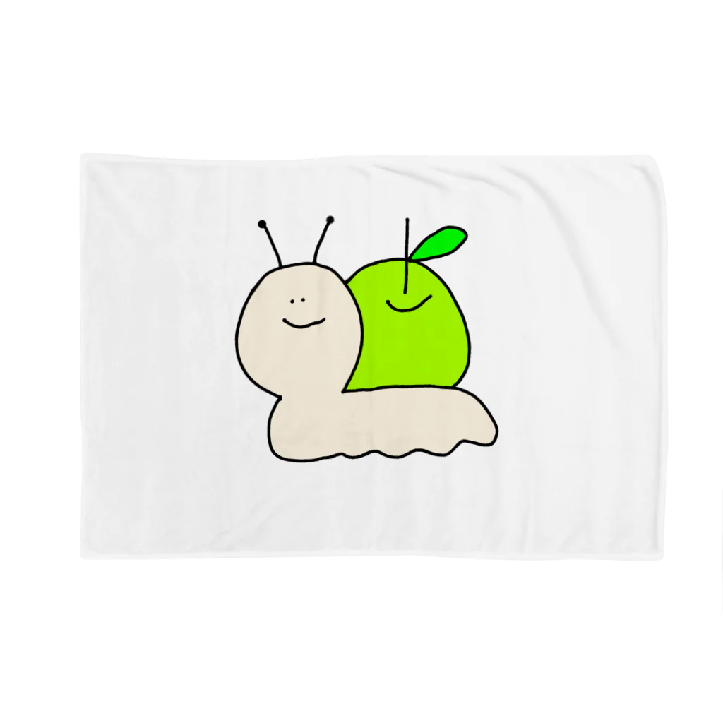 ゆるいもの倶楽部の🐌カタツムりんご🍏 ブランケット