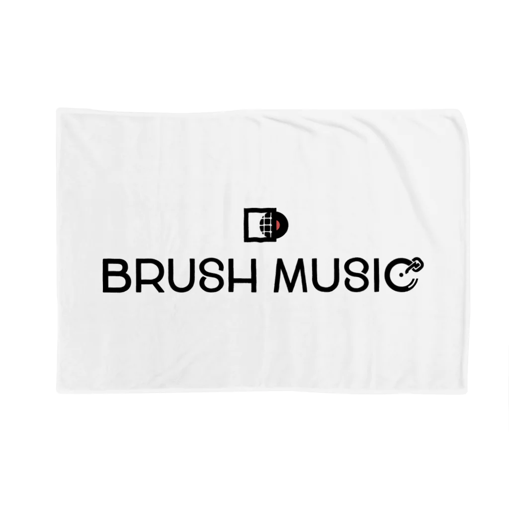 BRUSH MUSIC Inc.のBRUSH MUSIC Inc. LOGO ブランケット