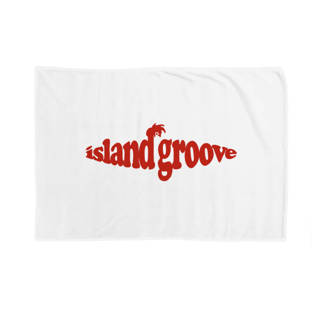 island grooveのRED INK ブランケット