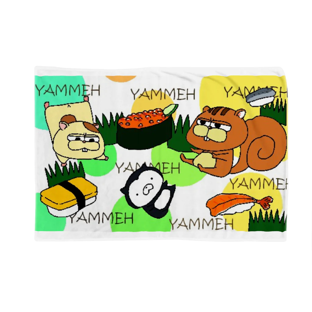 SUZURI×ヤマーフの寿司YAMMEH Blanket