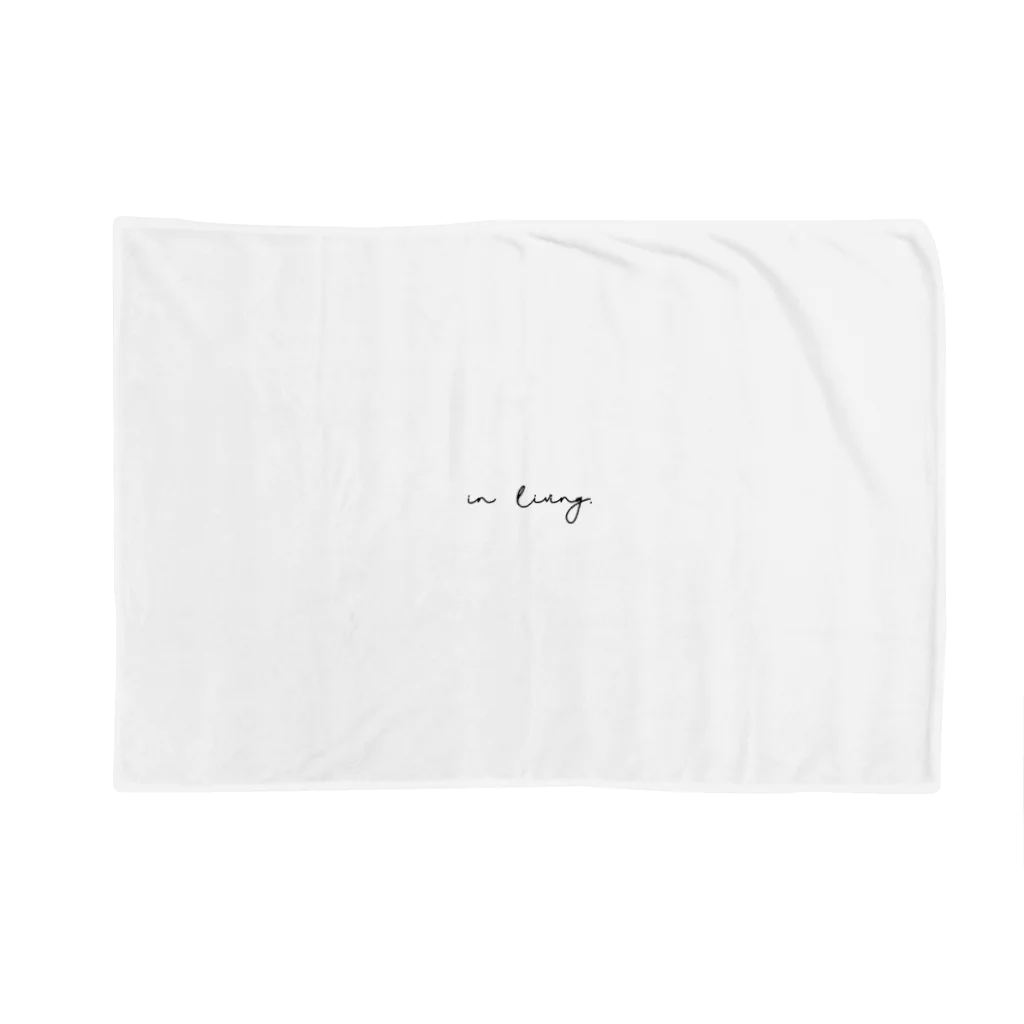 KIOSK in living. のin living. BASIC LOGO Blanket