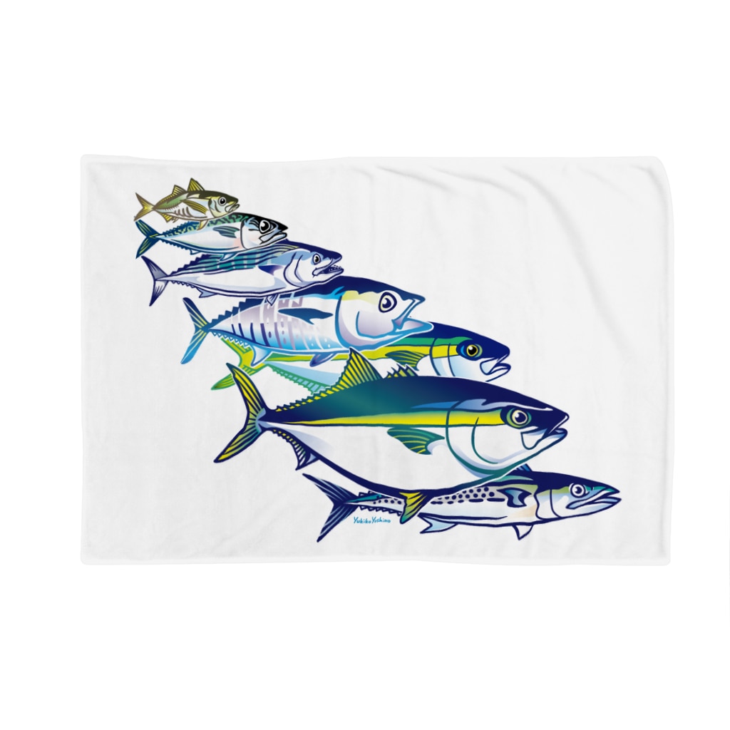 MUSEUM LAB SHOP MITのブランケット＊アオモノ Blanket