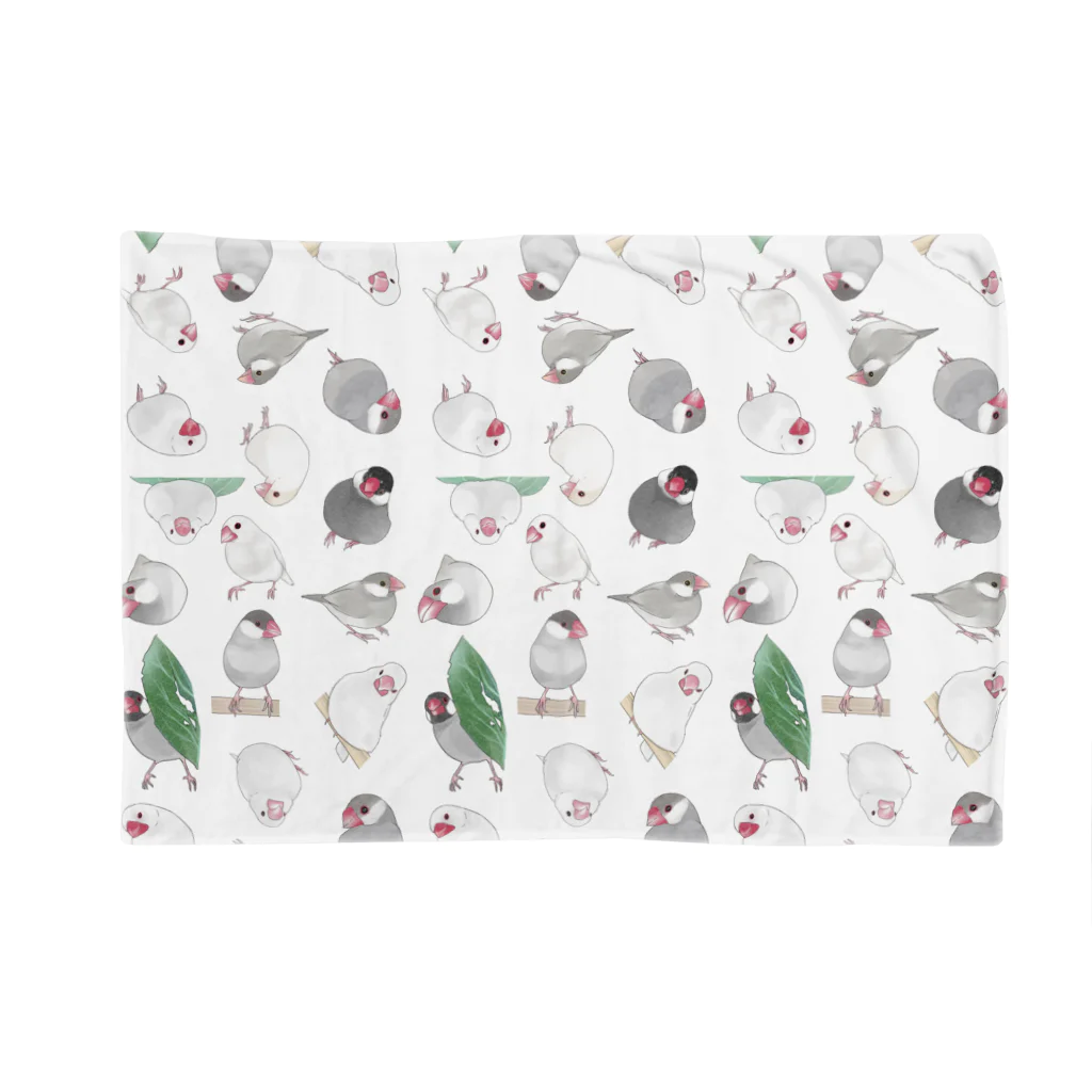 まめるりはことりのたっぷり文鳥ちゃん【まめるりはことり】 Blanket
