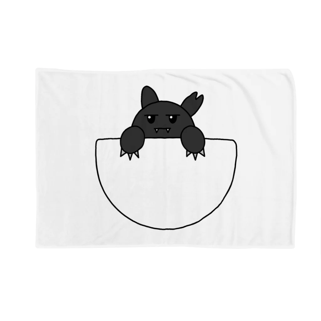 Kickassのポケットに住み着く猫です Blanket