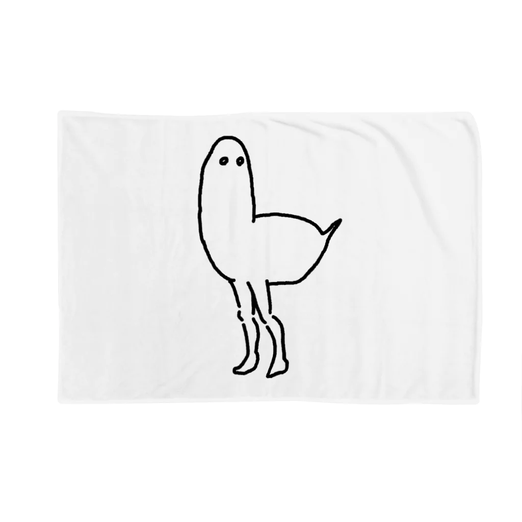 MAUMEEの人間の足がはえた鳥 Blanket