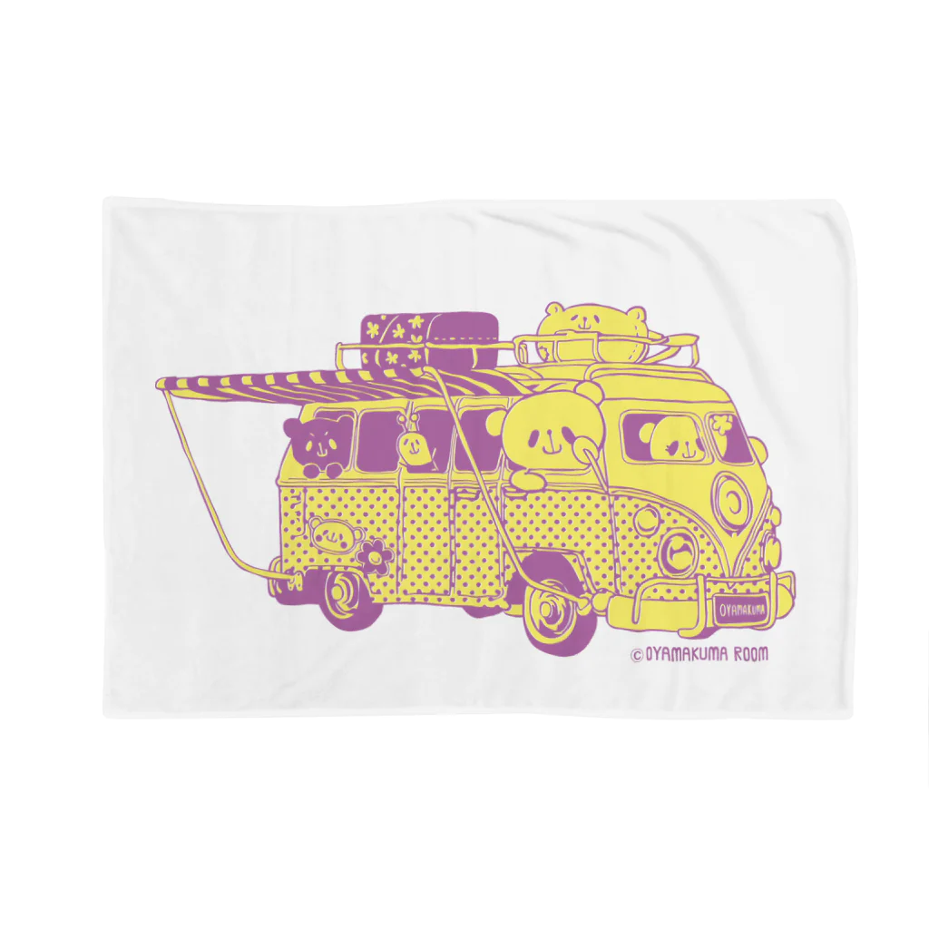 おやまくまオフィシャルWEBSHOP:SUZURI店のドライブおやまくま Blanket