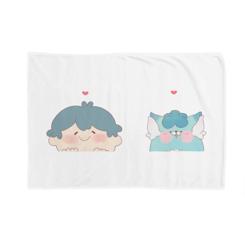 じんねこショップのじんたん＆じんねこ Blanket