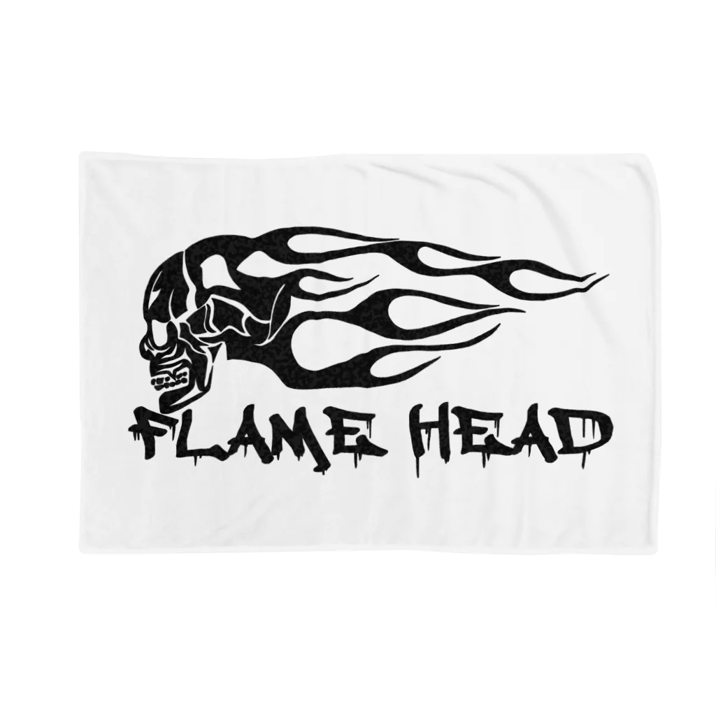 Ａ’ｚｗｏｒｋＳのFLAME HEAD BLK Blanket
