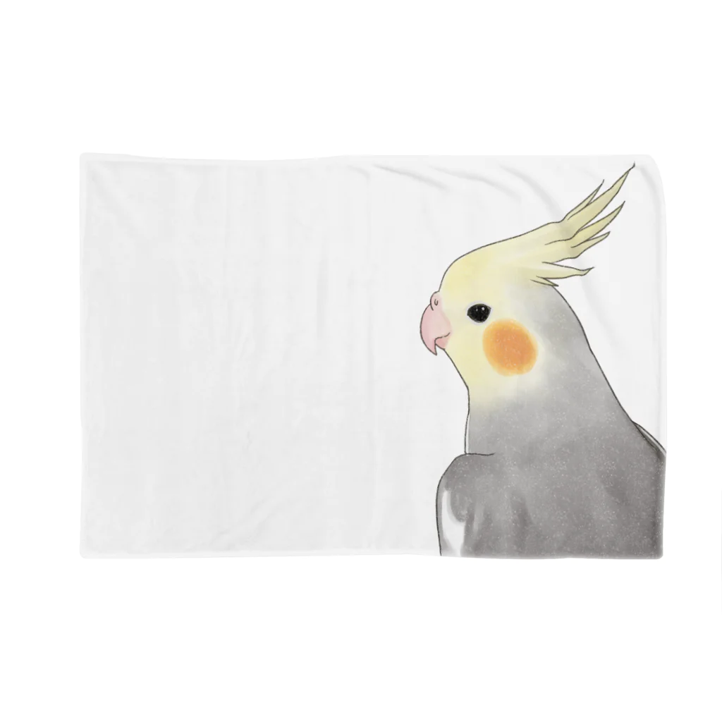 まめるりはことりの見つめるオカメインコちゃん【まめるりはことり】 Blanket