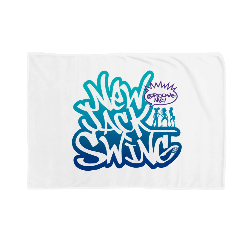 FOXY COLORSのNew Jack Swing blue  ブランケット